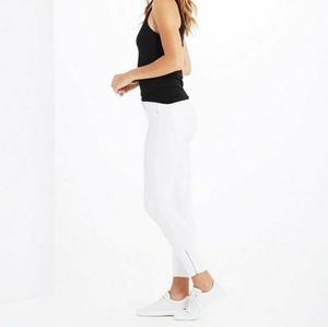 AG White, Zip-Up Ankle Jeans